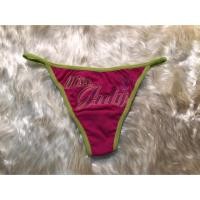 ราคา กางเกงในจีสตริงลูกไม้ ยี่ห้อ Playboy. มือ 1 ป้ายห้อย แท้% ขนาด S (1663035764)