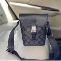 ราคา COACH C3134 Track Small Flap Crossbody In Signature Canvas n (10598556481)