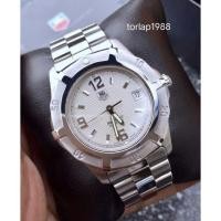 ราคา TAG Heuer King Size Exclusive New 2000 Series Automatic WN2110 Silver Texture Dial Men's Swiss Watch!! (10627086892)