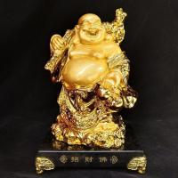ราคา พระสังกัจจายน์ แบกถุงทองถือน้ำเต้า พร้อมกล่องผ้าไม้สวยงาม ของตกแต่งบ้านขนาด8นิ้ว富贵佛弥勒佛 (7845848987)