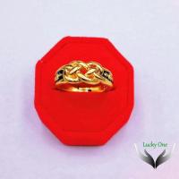 ราคา แหวนพิรอดลงยาสีน้ำเงินไอ้ไข่ วัดเจดีย์ ปรับไซส์ได้ นิ้วเล็กนิ้วใหญ่ใส่ได้ ทองไมครอน 99.98% ไม่ลอก กันน้ำ (14001738033)