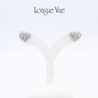 ราคา ต่างหูแฟชั่นรูปหัวใจ Longue vue (21159445109)
