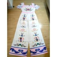 ราคา งานป้าย จั๊มสูทเจ้าหญิงขายาว size L พิมพ์ลายหน้า-หลัง ยอดฮิต (782057798)