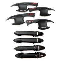 ราคา เบ้ารองมือเปิด+ครอบมือจับ city ซิตี้ใหม่ ปี 2014-2019 ดำด้านโลโก้แดง(มือจับมีปุ่มกด) (2612316971)