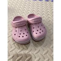 ราคา ส่งต่อ Crocs เด็กสีชมพู size c8 สภาพใหม่ (17267236131)
