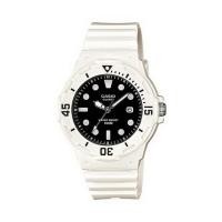 ราคา นาฬิกาข้อมือผู้หญิง Casio Standard Analog รุ่น LRW-200H-1EV สายเรซิ่น สีขาว ใหม่ แท้ มีประกัน