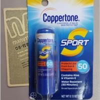 ราคา ลิปบาล์มกันแดด Coppertone sunscreen sport lip balm spf50 ใหม่ แท้ (2564149217)