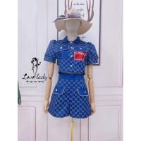 ราคา Tag : Love Lady Set 2 ชิ้น เสื้อแขนสั้นพิมพ์ลายGucciน่ารักๆๆมาคู่กับกางเกงขาสั้นทรงสวยเป๊ะเวอร์ (12673523650)