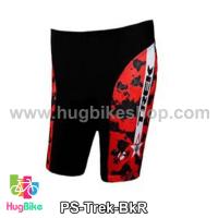 ราคา กางเกงจักรยานผู้หญิงขาสั้นทีม Trek ขาวลายแดง (9849773139)