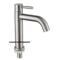 ราคา ก๊อกน้ำสแตนเลส เกรด 304 สำหรับอ่างล้างหน้า Bathroom faucet stainless steel SUS 304 ไม่เป็นสนิม รุ่น KT-599 (1788155941)