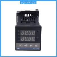 ราคา PID เครื่องควบคุมอุณหภูมิ REX-C 100 ( M ) 0 to 400 ° C K Type Relay Output (2023103953)