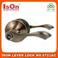 ราคา ISON LEVER LOCK NO.6721AC ลูกบิดประตู ลูกบิด ลูกบิดก้านโยก ลูกบิดเขาควาย ไส้กุญแจทองเหลืองแท้ อีสออน (12208331774)