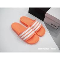 ราคา รองเท้าแตะพื้นนิ่ม adidas Adilette Cloudfoam Slides - ส้มพีช Chalk Coral (1923396235)