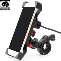 ราคา ขาจับโทรศัพท์มอเตอร์ไซค์พร้อมที่ชาร์จUSB (1000690710)
