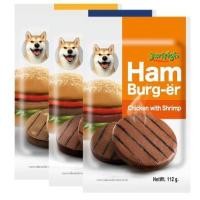 ราคา KT ขนมบิสกิตสุนัข ขนมขัดฟันสุนัข ขนมสุนัข ยี่ห่อ Jerhigh ขนม Ham Burg-er ขนมของเล่นสุนัข (6320243692)