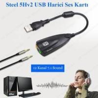 ราคา USB Sound 7.1 Steel Sound 5HV2 Sound Card (Black) #834 (2183164405)