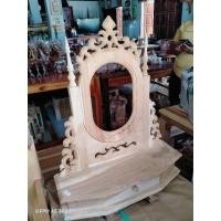 ราคา ครรฉ่องไม้สัก ฉลุลายไทย พร้อมกระจกเงา (5451729007)