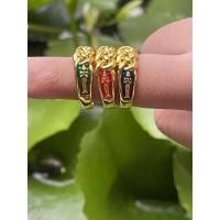 ราคา แหวนไอ้ไข่พิรอด ลงยาเนื้อทองเหลืองขนาดปรับได้ (13603907085)