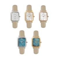 ราคา Rumtton นาฬิกาข้อมือ สายหนัง ประดับมุก สีเบจ สําหรับผู้หญิง (19579422071)