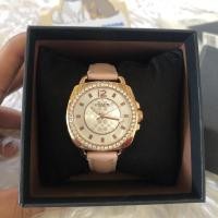 ราคา นาฬิกา Coach รุ่น Boyfriend สีชมพูโรสโกลด์ ของแท้100%(Used Like New) (16401082061)