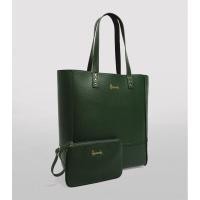 ราคา ส่งฟรี!!Harrods ของแท้ สีเขียว-ดำ สลับใช้ได้ทั้งสองด้าน พร้อมกระเป๋าซิปเล็ก สภาพ 95%‼️ (6657374278)