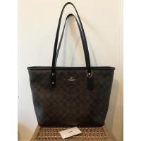 ราคา Coach Tote 16 นิ้ว แท้ ส่งฟรี!!!มือสองสภาพดีค่ะ (3184681853)