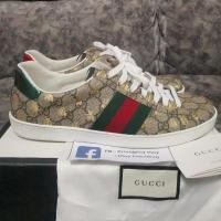 ราคา Gucci Men's Ace size 9 (28.5cm) ของแท้ สภาพสวย (14241040229)