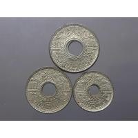 ราคา สตางค์รู เนื้อดีบุก ลายบัวกนกแข้งสิงห์ ครบชุด(5-10-20สตางค์) พ.ศ.2488 ใม่ผ่านใช้งาน (20394062043)