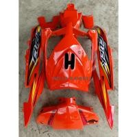 ราคา ชุดสี เฟรม คลิก เก่า Honda click play จำนวน 8 ชิ้น รถปี 2006-2007 สีส้ม (13843800322)