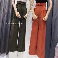 ราคา กางเกงเอวสูงขากระบอก basic studio มือ 1 พร้อมส่ง (5639555658)