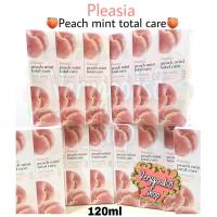 ราคา ✅พร้อมส่ง✅ยาสีฟันเกาหลี Pleasia Peach mint total care(120ml) แท้% (4391345388)