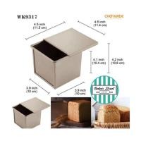 ราคา พิมพ์ CHEFMADE รหัส WK9317 พิมพ์ขนมปังเคลือบเทฟลอนสีทอง (9016083007)