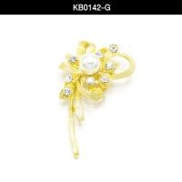 ราคา เข็มกลัดดอกไม้ ติดช่อ ติดเสื้อ พลอยยุโรป (694987955)