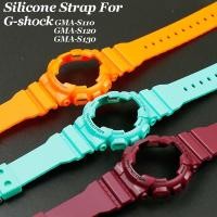 ราคา สายนาฬิกาข้อมือซิลิโคน พร้อมสกรู สําหรับ Casio G-SHOCK GMA-S110 GMA-S120 GMA-S130 (13272183416)