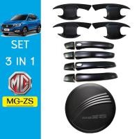 ราคา ชุดแต่ง MG-ZS เบ้าประตู,มือจับ,ฝาถัง ดำด้าน MG ZS (มือจับมีปุ่มกดระบุ) (4077997704)