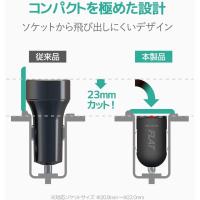 ราคา ที่ชาร์จ USB รถยนต์ Elecom Compact Rapid Car Charger Japan Brand (4458006448)