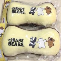 ราคา หมอนรองคอในรถ We Bare Bears (1คู่) ลายใหม่ สีเหลืองพาสเทล ลิขสิทธิ์แท้ (8489145297)