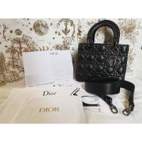 ราคา SMALL LADY DIOR MY ABCDIOR BAG Black Cannage Lambskin (21547314655)