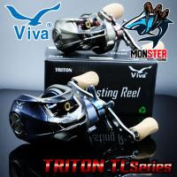 ราคา รอกหยดน้ำวีว่า VIVA TRITON TL50 หมุนซ้าย ( BLUE/GREY ) (5612886915)