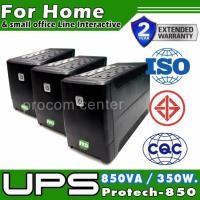 ราคา SKD เครื่องสำรองไฟ UPS Protech-850 850VA/350W จำนวน 3 เครื่อง (446784214)