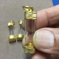 ราคา หลอดตะกรุดใส หลอดตะกรุดใสทองเหลืองชุบไมครอน หลอดตะกรุดทองชุบ (2178488029)