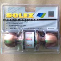 ราคา ลูกบิดประตู SOLEX 5500 AC สีรมดำ ห้องทั่วไป มีกุญแจ (5220373844)