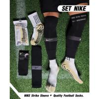 ราคา ชุดสุดคุ้ม ถุงเท้าตัดข้อสำเร็จรูป Nike Strike Sleeve + ถุงเท้ากันลื่อน Quality Football (16722349812)