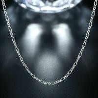 ราคา สร้อยคอลายโซ่แบน Sliver (1570935607)