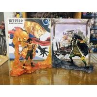 ราคา (เอฟเฟค) แท้100% เอส ปะทะ ทีส หนวดดำ Ace vs Teach แมวทอง One piece วันพีช Model โมเดล Figures ฟิกเกอร์ (18228581204)
