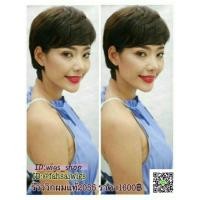 ราคา วิกผมแท้‼️ ผมสั้นซอยปลาย หน้าม้าปัดข้าง รุ่น2055 (มีเก็บเงินปลายทาง) (2271312663)