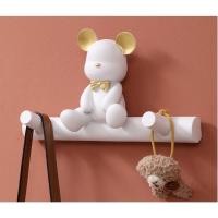 ราคา พร้อมส่ง GM039 ที่แขวนหมีสีขาว แขวนเสื้อแขวนหมวกตกแต่งบ้าน (19061535243)