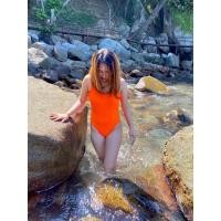 ราคา เสื้อบอดี้สูทสีส้มเข้ม (5045897234)