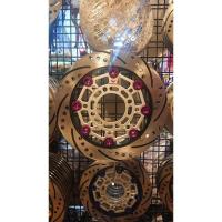 ราคา จานดิส Nissin 8หมุด 220MM. ใส่ MSX,W110i-125iปลาวาฬ,Nouvo สีเงินหมุดม่วง (3562720457)