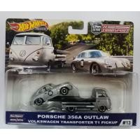 ราคา Hot Wheel Team Transport รถเหล็ก Porsche +Volkwagen (7550283308)